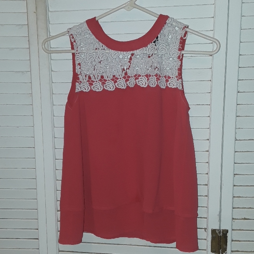 Red blouse